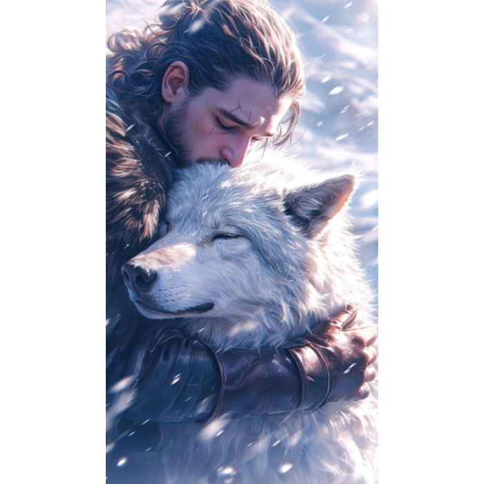Jon Snow su vilku 21-IZ