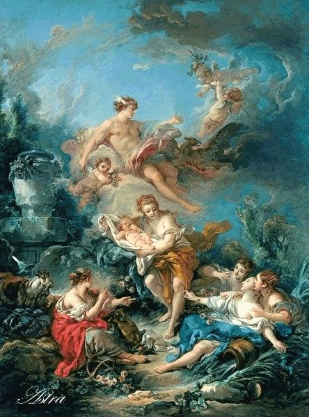 Merkurijus patiki kūdikį nimfoms, Francois Boucher 164-SD - Image 2