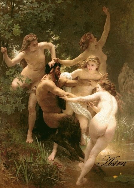 Nimfos ir satyras William-Adolphe Bouguereau 13-SD - Image 2