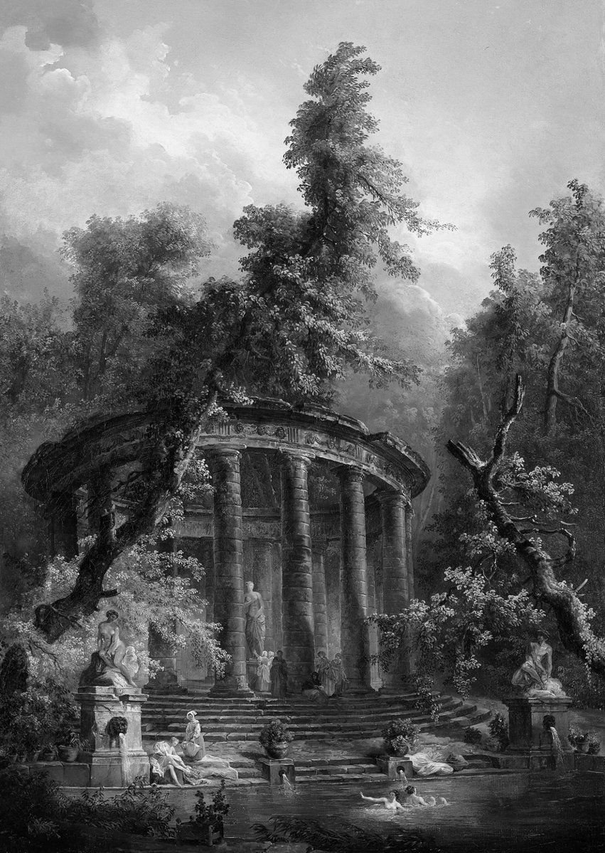 Maudynės. Hubert Robert 49-SD