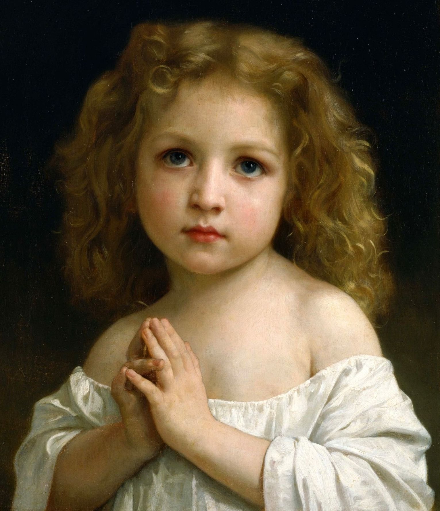 Mažoji mergaite, Williamas Bouguereau 20-SD