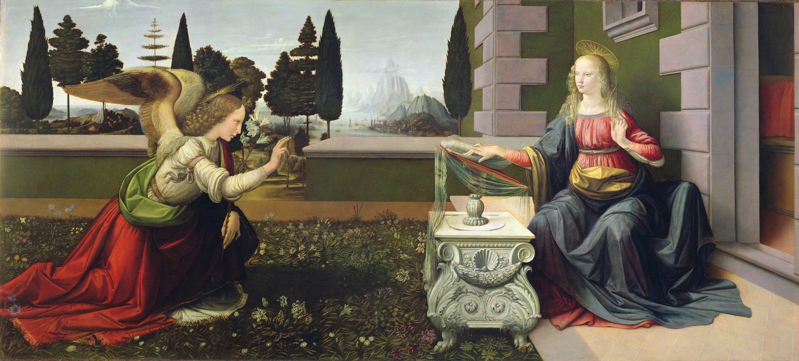 Leonardo da Vinci - Annunciation 107-SD